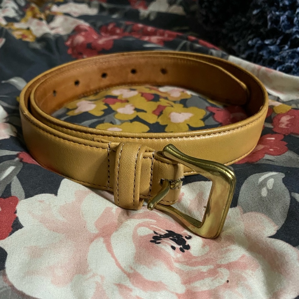 COACH leather belt